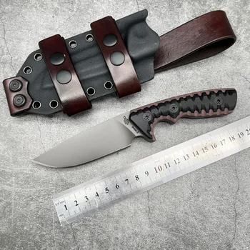Miller Bros.Лезвия M27 Прямой нож из стали DC53 для выживания, военное тактическое снаряжение, защита, Охота, кемпинг, карманные ножи