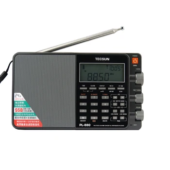 Оптовая дешевая цена TECSUN PL-880 Полнодиапазонные режимы LW/SW/MW SSB PLL FM Стерео радио
