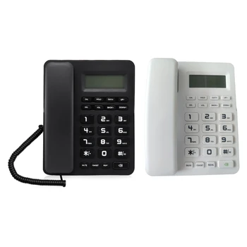 Проводной телефон VTC-500 с большой кнопкой и ЖК-экраном для пожилых людей Home Hotel 96BA
