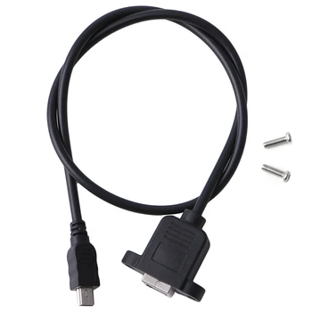 Новейший кабель для крепления панели принтера + винт Mini USB 5-контактный штекер к гнезду USB 2.0 B