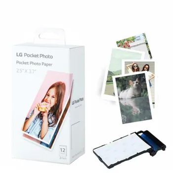 36 Листов PT3013 Оригинальная фотопринтерская бумага для LG PC389P PC389S PC389 Snap Photo Printer (2,5x3,7 дюйма)