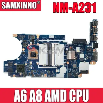 Оригинальная материнская плата для ноутбука Lenovo Thinkpad E455 с процессором AMD A6 A8 R5 M200 2GB AAVE1 NM-A231 протестирована хорошо