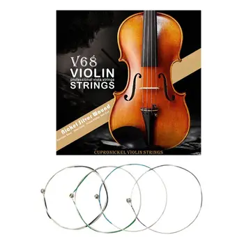 Профессиональные скрипичные струны IRIN V68 (E-A-D-G) Нейзильбер с намоткой для скрипки 4/4 3/4 1/2 1/4