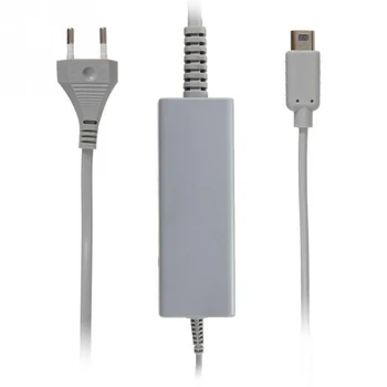 100шт оптом Новое зарядное устройство переменного тока Адаптер питания для консоли WiiU Gamepad EU Plug