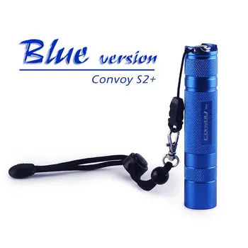 Convoy S2 + синий светодиодный фонарик XML2 U2-1A EDC, факел, фонарь, для самообороны, походный фонарь, лампа, для велосипеда, подарок для парней