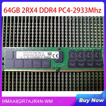 1 ШТ. Серверная память для SK Hynix RAM 64G 64GB 2RX4 DDR4 PC4-2933Mhz ECC REG HMAA8GR7AJR4N-WM