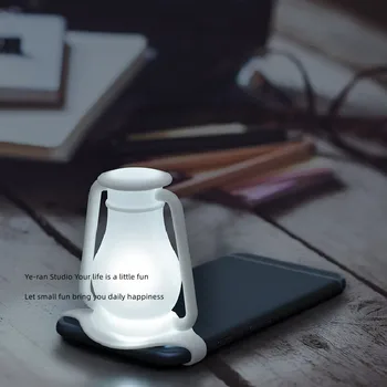 Силиконовый абажур для вспышки мобильного телефона, ретро Стиль, креативный Маленький ночник, растягивающийся, подходит для различных моделей