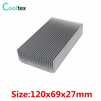 5 шт./лот 120x69x27 мм Алюминиевый радиатор для электронного чипа RAM LED IC Радиатор охлаждения охладителя