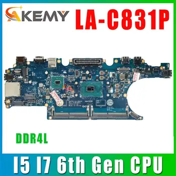 CN-0476 JC 02MMKC 0792TG Материнская плата Для Dell Latitude E5470 LA-C831P Материнская плата ноутбука DDR4L С процессором I5 I7 100% Полностью протестирована