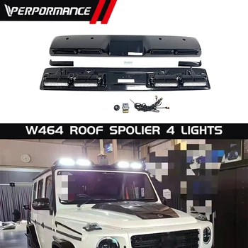 Спойлер на крыше G-Class W464 W463A В стиле B С 4 светодиодными фонарями Для 2019 года ~ G500 G63 Передние светодиодные фонари на крыше