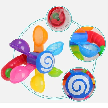 Детские игрушки, играющие в ковшике с водой, Мини-Ветряная мельница, Водяное колесо, игрушка для купания в ванной Для малышей, детские летние игры в бассейне