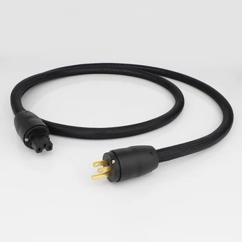Высококачественный медный кабель питания переменного тока OFC EU/US hifi power cord аудиофильский кабель питания для усилителя CD DVD-плеера
