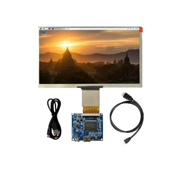 7 Дюймов 1024*600 IPS ЖК-дисплей Экран Монитора Плата Драйвера Mini HDMI-Совместимый Для Raspberry Pi Banana Pi PC Aida64