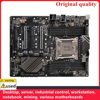 Используется Для материнских плат ASROCK X299 Designer + LGA 2066 DDR4 ATX Для разгона Intel X299 Настольная материнская плата SATA III USB3.0