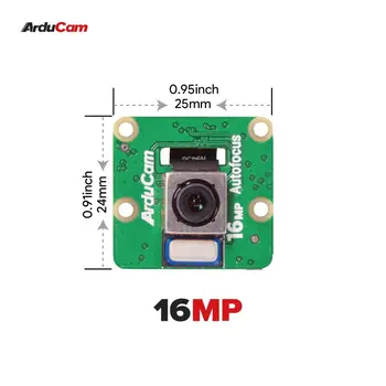 Четырехкамерный комплект Arducam с 16-мегапиксельным автофокусом для Raspberry Pi, синхронизированная камера Raspberry Pi с 16-мегапиксельным автофокусом IMX519, совместимая с