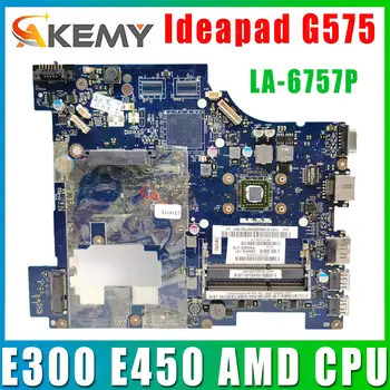 Для Lenovo Ideapad G575 EME300 Материнская плата Laotop с процессором AMD E300 E450 Материнская плата LA-6757P