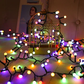 5 М 10 М светодиодный сказочный светильник, Гирлянда с Петардой, водонепроницаемый мини-шар, гирлянда для Рождественской вечеринки, свадьбы