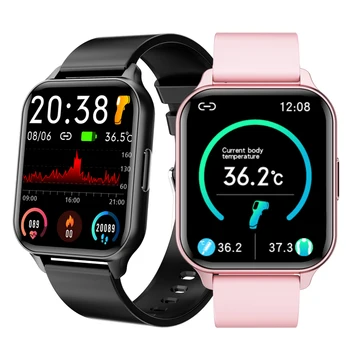 1,7-дюймовые смарт-часы Для мужчин и Женщин, Bluetooth-смарт-часы, Пользовательские обои, Многофункциональный фитнес-трекер Q26 для Android IOS, Наручные часы