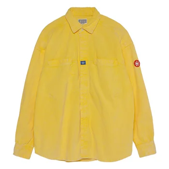 Рубашка C.E CORD BIG CAVEMPT 20SS вельветовые мужские и женские рубашки, куртка, свободное пальто для мужчин, женская одежда
