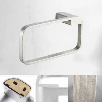 Квадратный Полотенцесушитель для ванной Комнаты, Вешалка для хранения полотенец, Настенное крепление из нержавеющей стали