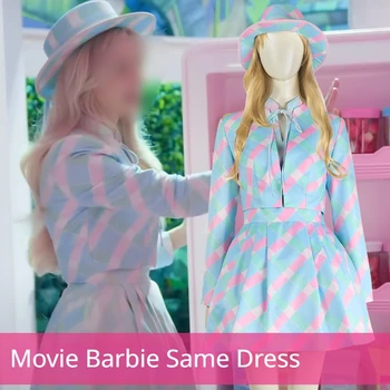 Костюм Барбье для Косплея, Марго Робби, то же платье, платье принцессы для женщин, розовые платья для девочек, костюм для маскировки на Хэллоуин