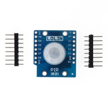 PIR Shield V1.0.0 для модуля пассивного инфракрасного датчика LOLIN D1 mini