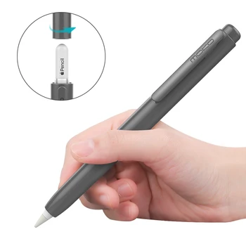 Чехол-держатель, совместимый с Apple Pencil 2-го поколения, выдвижной защитный чехол для ручки с прочным зажимом для iPad Mini 6 2021