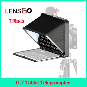 LENSGO TC7 Планшетный Телесуфлер 7,9 дюймовый Планшет iPad Телефон Портативный Складной Суфлер Для Записи Камеры Телефона Аксессуары