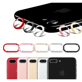 Металлическая Защита камеры Для iPhone XR Задняя Защита Объектива Круговое Кольцо Защитная пленка для телефона На iPhoneX 8 7 Plus Аксессуары