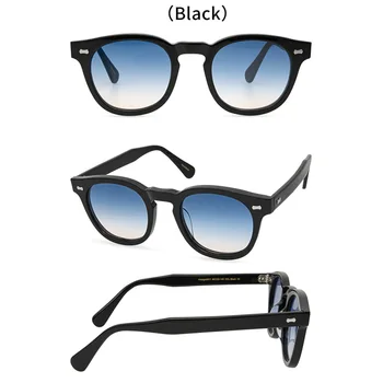Легкое Оптическое Качество ручной работы, крутые Винтажные Ретро Женские Мужские Солнцезащитные очки с защитой UV400, Поляризованные Солнцезащитные очки TAC Oculos 9511