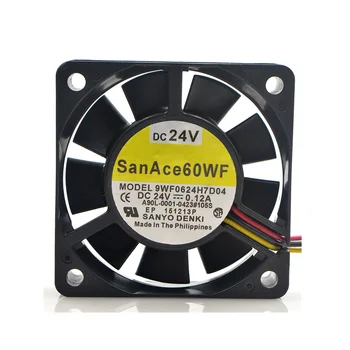 Sanyo 9WF0624H7D04 SAN AC 60 WF 6015 60 мм Серверный вентилятор DC24V 0.12A 60*60*15 мм Охлаждающий вентилятор для серверного корпуса 3PIN