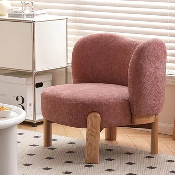 Ленивые розовые стулья для гостиной, туалетный столик, современный дизайнерский одноместный диван, удобное европейское милое кресло, Бесплатная доставка, мебель Sillas