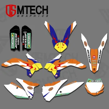 DSMTECH Motorcross Полностью пластиковые графические наклейки Наборы наклеек для KTM 85 sx 85 2013 2014 2015 2016 2017