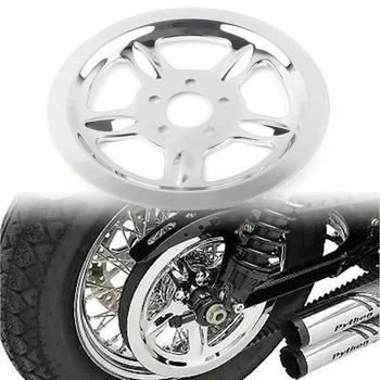 Хромированная крышка заднего шкива мотоцикла для Harley Sportster XL883 XL1200 Замена #1201-0520