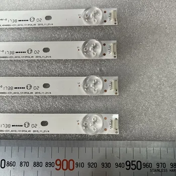 Светодиодные Полосы Подсветки 10LED для HISENSE HD490DU-EU31 H49MEC3050 H49M3000 LED49K300U NS-49DR420NA8 49_HD490DU-E31_4X10 HD490DF-B71