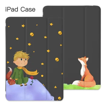 Маленький принц и Лиса для iPad 8-го поколения Чехол 2020 Air 4 Tablet Stand Cover Pro 11 Mini 5 7th 6th Funda Pro 12.9 Air 2
