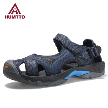 HUMTTO/ Летняя пляжная обувь для мужчин; 2022 г.; Быстросохнущие женские сандалии; Дышащие Роскошные Дизайнерские брендовые уличные мужские сандалии; Кроссовки;