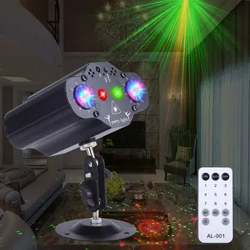 Светодиодный Светильник Buddy Light Лазерная Проекция Красного, Зеленого и синего Цветов Сценический Пульт Дистанционного Управления KTV Bar Home Entertainment