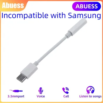 Адаптер для наушников Aubess USB Type C 3,5 Jack Для наушников USB-3,5 мм Для наушников AUX Аудио кабель-адаптер для конвертеров Huawei P30 Xiaomi Mi