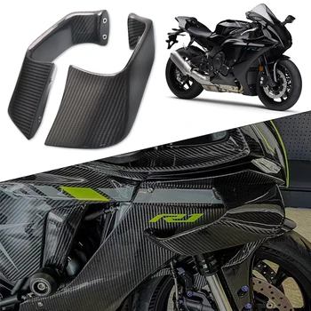 Углеродное волокно Для YAMAHA YZF-R1 R1M YZF-R6 YZFR1 YZFR6 2015-2022 Мотоцикл Модифицированное Ветровое Крыло Аэродинамический Винглет
