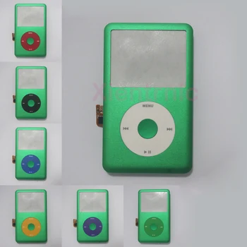 Для iPod 6th Classic Зеленая передняя панель с гибким кабелем clickwheel, комплект корпуса для замены A1238