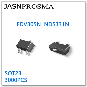 JASNPROSMA FDV305N NDS331N SOT23 3000 шт. N-канальный 20 В 0.9A Высокое качество Сделано в Китае FDV305 NDS331N FDV