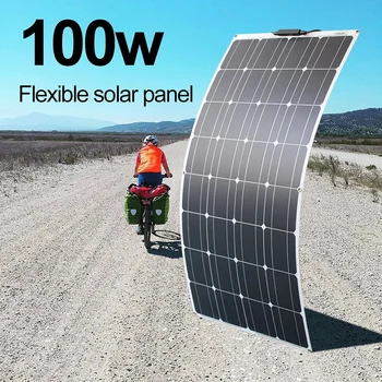Гибкая Солнечная Панель 18 В 1000 Вт Гибкий Водонепроницаемый Монокристаллический Источник Солнечного Питания Открытый Банк Зарядки Фотоэлектрический Модуль