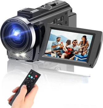 Цифровые HD-фотокамеры 1080P с 3,0-дюймовым вращающимся экраном, профессиональная фотокамера Hd Video Kids для домашней веб-камеры