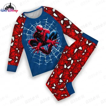 Disney Spider man, новый крутой 3D принт американского размера, высококачественная уродливая рождественская одежда для родителей и детей, пижамный костюм
