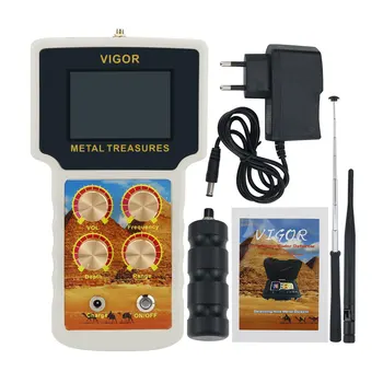 VIGOR METAL TREASURES Gold Detector, Полевой металлоискатель с водонепроницаемым чехлом для переноски