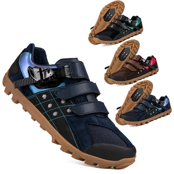 Высококачественная Мужская MTB Обувь, Ботинки для Альпинизма, Велосипедная Обувь с Шипом, MTB, Велосипедные Кроссовки с гравийной Дорожкой, Размер 39-50
