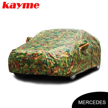 Kayme водонепроницаемые камуфляжные автомобильные чехлы открытый солнцезащитный чехол для Mercedes Benz w203 w211 w204 cla 210