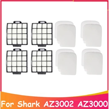 12 шт. для пылесоса Shark AZ3002 AZ3000, моющийся HEPA-фильтр, Комплект сменных аксессуаров для хлопка