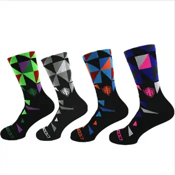 Новые велосипедные носки Высококачественные компрессионные носки мужские и женские футбольные носки баскетбольные носки для бега на открытом воздухе Профессиональные